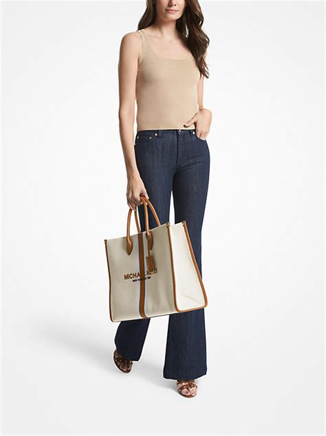 michael kors grab bag canvas|michael kors mirella tote bag.